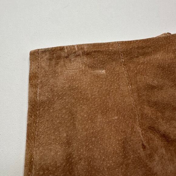BLANKNYC Tan Suede Mini Skirt with Buckles - Picture 3 of 6
